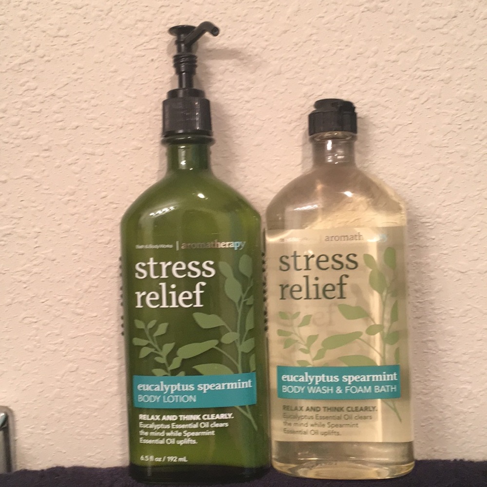 Bbw aromatherapy stress relief Duo